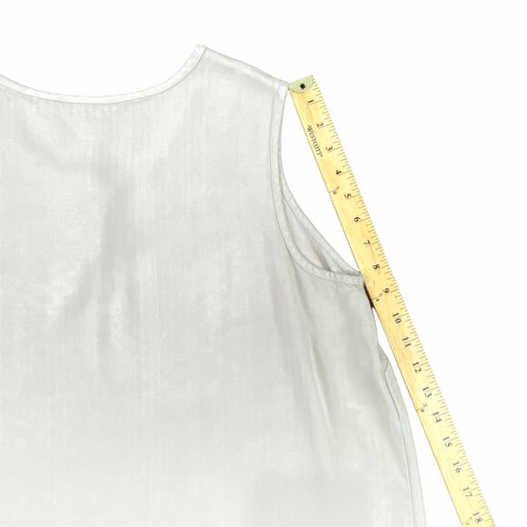 Jaclyn Smith Taupe Beige Sleeveless Summer Tank Top Blouse 1X - Picture 11 of 11